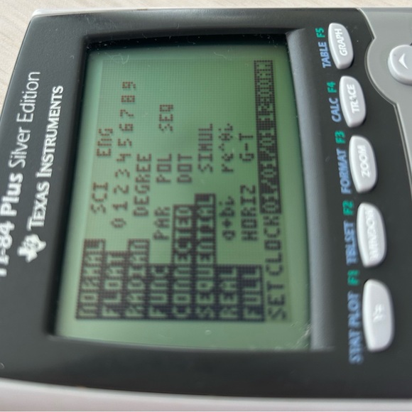 TI-84 Plus Silver Edition Graphing Calculator with case - Picture 7 of 9